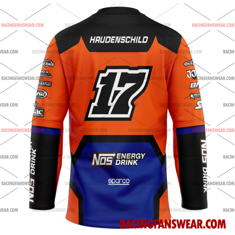 Sheldon Haudenschild World of Outlaws Racing 2025 Uniform Apparel Clothes Baseball Jersey Hockey Jersey Suit for daily life, Fabric: 95% polyester and 5% spandex, Regular fit, Stitch Color: automatically matched based on patterns