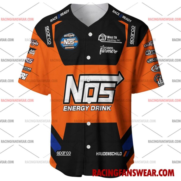 Sheldon Haudenschild World of Outlaws Racing 2025 Uniform Apparel Clothes Baseball Jersey Hockey Jersey Suit for daily life, Fabric: 95% polyester and 5% spandex, Regular fit, Stitch Color: automatically matched based on patterns