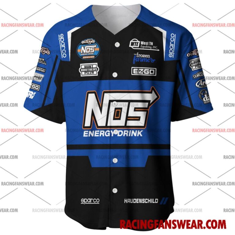 Sheldon Haudenschild World of Outlaws Racing 2025 Uniform Apparel Clothes Baseball Jersey Hockey Jersey Suit for daily life, Fabric: 95% polyester and 5% spandex, Regular fit, Stitch Color: automatically matched based on patterns