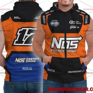 Sheldon Haudenschild World of Outlaws Racing 2025 Uniform Apparel Clothes Bomber Thick Coat Sleeveless Hoodie Hooded T-Shirt Suit for daily life, Fabric: 95% polyester and 5% spandex, Regular fit, Stitch Color: automatically matched based on patterns