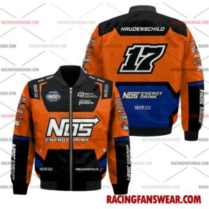 Sheldon Haudenschild World of Outlaws Racing 2025 Uniform Apparel Clothes Bomber Thick Coat Sleeveless Hoodie Hooded T-Shirt Suit for daily life, Fabric: 95% polyester and 5% spandex, Regular fit, Stitch Color: automatically matched based on patterns