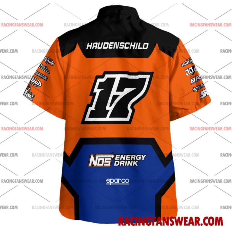 Sheldon Haudenschild World of Outlaws Racing 2025 Uniform Apparel Clothes Hawaiian Polo Shirts Suit for daily life, Fabric: 95% polyester and 5% spandex, Regular fit, Stitch Color: automatically matched based on patterns