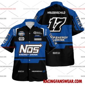 Sheldon Haudenschild World of Outlaws Racing 2025 Uniform Apparel Clothes Hawaiian Polo Shirts Suit for daily life, Fabric: 95% polyester and 5% spandex, Regular fit, Stitch Color: automatically matched based on patterns