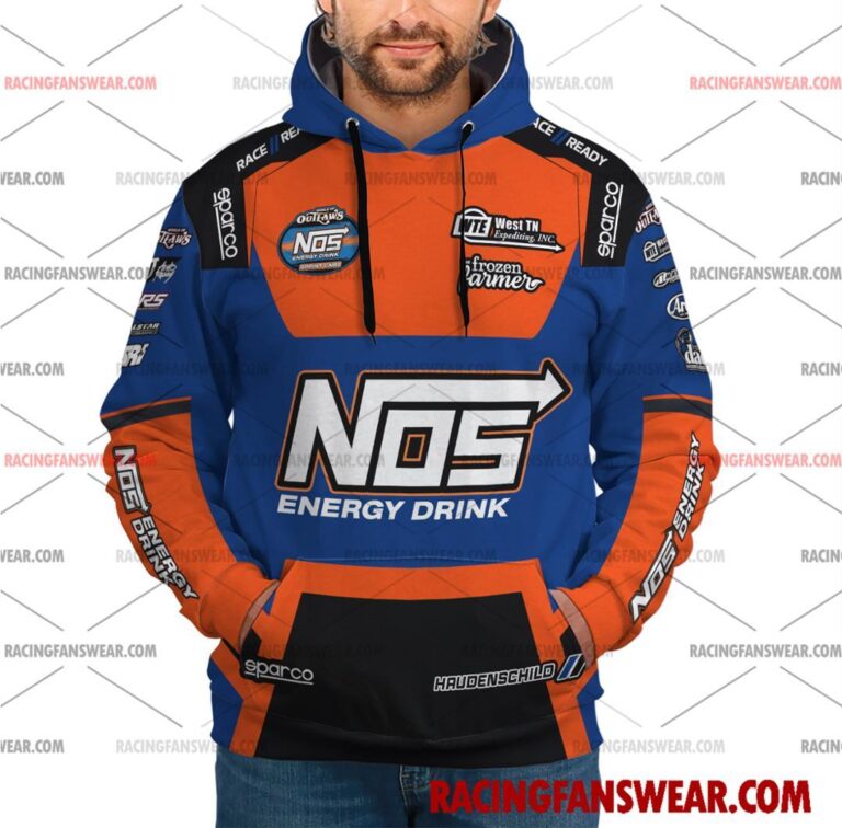 Sheldon Haudenschild World of Outlaws Racing 2025 Uniform Apparel Clothes Sweatshirt Zip Pop Top Hoodie T-Shirt Long Pant Suit for daily life, Fabric: 95% polyester and 5% spandex, Regular fit, Stitch Color: automatically matched based on patterns