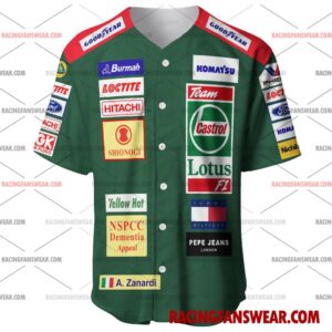 Formula One store - Loyal fans of Alex Zanardi's Men's Baseball Jersey,Women's Baseball Jersey,Kid's Baseball Jersey,Men's Hockey Jerseys,WoMen's Hockey Jerseys,Youth's Hockey Jerseys:vintage formula one racing suit,uniform,apparel,shirts,merch,merchandise,jersey,hoodie,jackets,shorts,sweatshirt,outfits,clothes