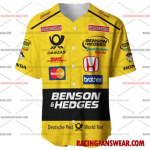 Justin Wilson Formula One Racing 2001 Uniform Apparel Clothes Baseball Jersey Hockey Jersey 1 Formula One store - Loyal fans of Justin Wilson's Men's Baseball Jersey,Women's Baseball Jersey,Kid's Baseball Jersey,Men's Hockey Jerseys,WoMen's Hockey Jerseys,Youth's Hockey Jerseys:vintage formula one racing suit,uniform,apparel,shirts,merch,merchandise,jersey,hoodie,jackets,shorts,sweatshirt,outfits,clothes