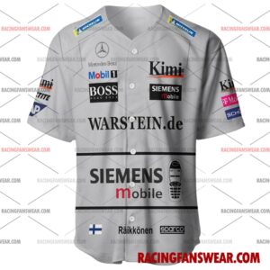 Kimi Raikkonen Formula One Racing 2003 Uniform Apparel Clothes Baseball Jersey Hockey Jersey 1 Formula One store - Loyal fans of Kimi Raikkonen's Men's Baseball Jersey,Women's Baseball Jersey,Kid's Baseball Jersey,Men's Hockey Jerseys,WoMen's Hockey Jerseys,Youth's Hockey Jerseys:vintage formula one racing suit,uniform,apparel,shirts,merch,merchandise,jersey,hoodie,jackets,shorts,sweatshirt,outfits,clothes
