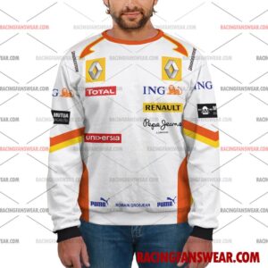 Romain Grosjean Formula One Racing 2009 Uniform Apparel Clothes Sweatshirt Zip Pop Top Hoodie T-Shirt Long Pant 7 Formula One store - Loyal fans of Romain Grosjean's Unisex Hoodie,Unisex Pop Top Hoodie,Unisex Zip Hoodie,Unisex T-Shirt,Unisex Sweatshirt,Unisex Long Pants,Kid Hoodie,Kid Zip Hoodie,Kid T-Shirt,Kid Sweatshirt,Kid Long Pants:vintage formula one racing suit,uniform,apparel,shirts,merch,merchandise,jersey,hoodie,jackets,shorts,sweatshirt,outfits,clothes