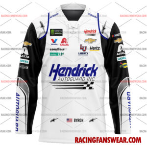 Nascar store - Loyal fans of William Byron's Men's Baseball Jersey,Women's Baseball Jersey,Kid's Baseball Jersey,Men's Hockey Jerseys,WoMen's Hockey Jerseys,Youth's Hockey Jerseys:vintage nascar racing suit,uniform,apparel,shirts,merch,merchandise,jersey,hoodie,jackets,shorts,sweatshirt,outfits,clothes