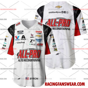 Nascar store - Loyal fans of William Byron's Men's Baseball Jersey,Women's Baseball Jersey,Kid's Baseball Jersey,Men's Hockey Jerseys,WoMen's Hockey Jerseys,Youth's Hockey Jerseys:vintage nascar racing suit,uniform,apparel,shirts,merch,merchandise,jersey,hoodie,jackets,shorts,sweatshirt,outfits,clothes