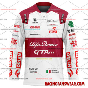 Antonio Giovinazzi Formula One Racing 2021 Uniform Apparel Clothes Baseball Jersey Hockey Jersey 3 Formula One store - Loyal fans of Antonio Giovinazzi's Men's Baseball Jersey,Women's Baseball Jersey,Kid's Baseball Jersey,Men's Hockey Jerseys,WoMen's Hockey Jerseys,Youth's Hockey Jerseys:vintage formula one racing suit,uniform,apparel,shirts,merch,merchandise,jersey,hoodie,jackets,shorts,sweatshirt,outfits,clothes