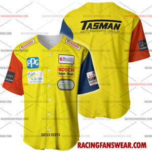 IndyCar store - Loyal fans of Bryan Herta's Men's Baseball Jersey,Women's Baseball Jersey,Kid's Baseball Jersey,Men's Hockey Jerseys,WoMen's Hockey Jerseys,Youth's Hockey Jerseys:Vintage indycar racing suit,uniform,apparel,shirts,merch,merchandise,jersey,hoodie,jackets,shorts,sweatshirt,outfits,clothes