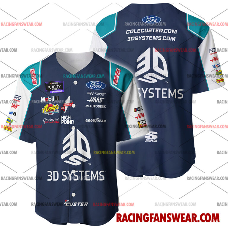 Nascar store - Loyal fans of Cole Custer's Men's Baseball Jersey,Women's Baseball Jersey,Kid's Baseball Jersey,Men's Hockey Jerseys,WoMen's Hockey Jerseys,Youth's Hockey Jerseys:vintage nascar racing suit,uniform,apparel,shirts,merch,merchandise,jersey,hoodie,jackets,shorts,sweatshirt,outfits,clothes