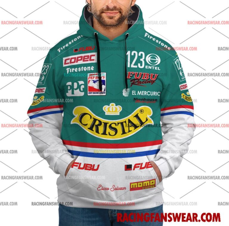 IndyCar store - Loyal fans of Eliseo Salazar's Unisex Hoodie,Unisex Pop Top Hoodie,Unisex Zip Hoodie,Unisex T-Shirt,Unisex Sweatshirt,Unisex Long Pants,Kid Hoodie,Kid Zip Hoodie,Kid T-Shirt,Kid Sweatshirt,Kid Long Pants:Vintage indycar racing suit,uniform,apparel,shirts,merch,merchandise,jersey,hoodie,jackets,shorts,sweatshirt,outfits,clothes