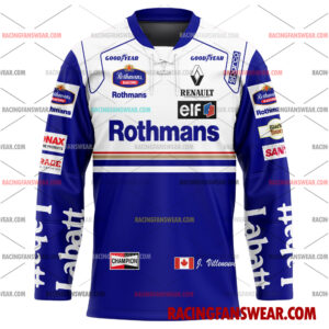 Jacques Villeneuve Formula One Racing 1996 Uniform Apparel Clothes Baseball Jersey Hockey Jersey 3 Formula One store - Loyal fans of Jacques Villeneuve's Men's Baseball Jersey,Women's Baseball Jersey,Kid's Baseball Jersey,Men's Hockey Jerseys,WoMen's Hockey Jerseys,Youth's Hockey Jerseys:vintage formula one racing suit,uniform,apparel,shirts,merch,merchandise,jersey,hoodie,jackets,shorts,sweatshirt,outfits,clothes