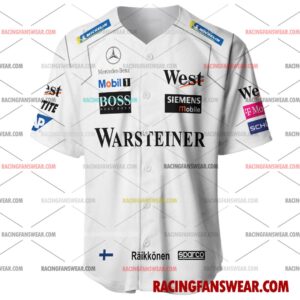 Kimi Räikkönen Formula One Racing 2002 Uniform Apparel Clothes Baseball Jersey Hockey Jersey 1 Formula One store - Loyal fans of Kimi Räikkönen's Men's Baseball Jersey,Women's Baseball Jersey,Kid's Baseball Jersey,Men's Hockey Jerseys,WoMen's Hockey Jerseys,Youth's Hockey Jerseys:vintage formula one racing suit,uniform,apparel,shirts,merch,merchandise,jersey,hoodie,jackets,shorts,sweatshirt,outfits,clothes