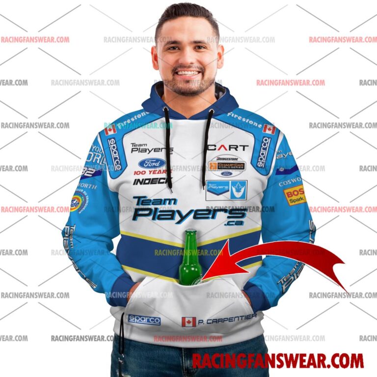 IndyCar store - Loyal fans of Patrick Carpentier's Unisex Hoodie,Unisex Pop Top Hoodie,Unisex Zip Hoodie,Unisex T-Shirt,Unisex Sweatshirt,Unisex Long Pants,Kid Hoodie,Kid Zip Hoodie,Kid T-Shirt,Kid Sweatshirt,Kid Long Pants:Vintage indycar racing suit,uniform,apparel,shirts,merch,merchandise,jersey,hoodie,jackets,shorts,sweatshirt,outfits,clothes