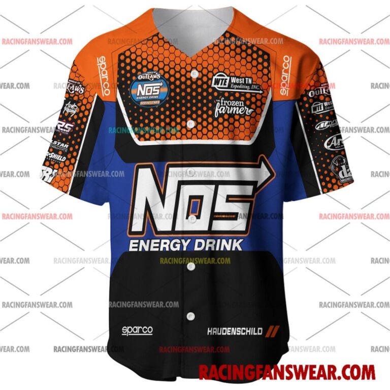Sheldon Haudenschild World of Outlaws Racing 2025 Uniform Apparel Clothes Baseball Jersey Hockey Jersey Suit for daily life, Fabric: 95% polyester and 5% spandex, Regular fit, Stitch Color: automatically matched based on patterns