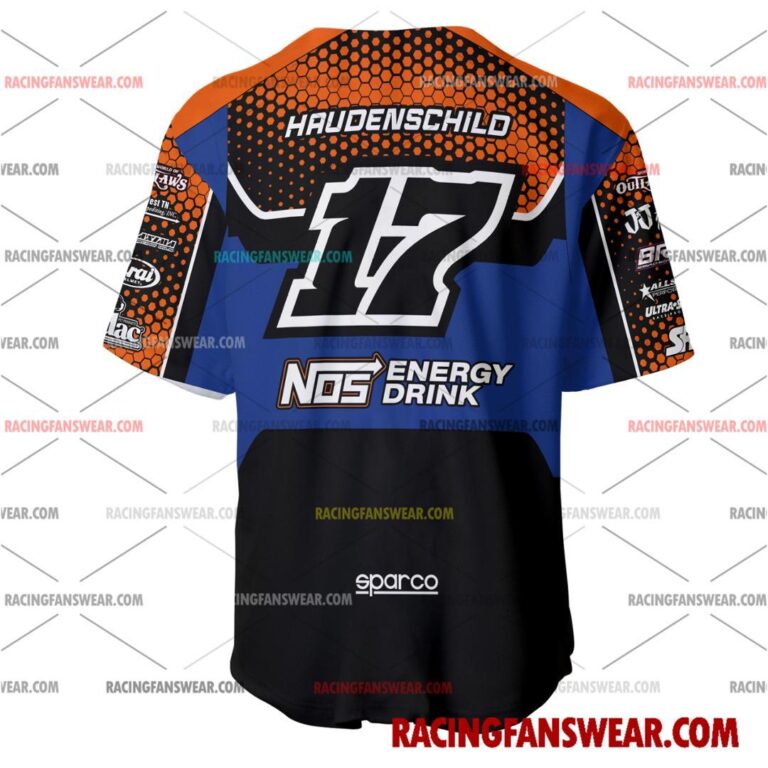 Sheldon Haudenschild World of Outlaws Racing 2025 Uniform Apparel Clothes Baseball Jersey Hockey Jersey Suit for daily life, Fabric: 95% polyester and 5% spandex, Regular fit, Stitch Color: automatically matched based on patterns