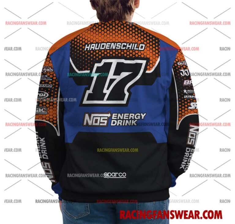 Sheldon Haudenschild World of Outlaws Racing 2025 Uniform Apparel Clothes Sweatshirt Zip Pop Top Hoodie T-Shirt Long Pant Suit for daily life, Fabric: 95% polyester and 5% spandex, Regular fit, Stitch Color: automatically matched based on patterns