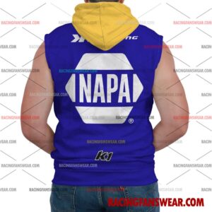 Brad Sweet World of Outlaws Racing 2025 Uniform Apparel Clothes Bomber Thick Coat Sleeveless Hoodie Hooded T-Shirt Suit for daily life, Fabric: 95% polyester and 5% spandex, Regular fit, Stitch Color: automatically matched based on patterns