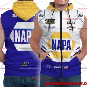 Brad Sweet World of Outlaws Racing 2025 Uniform Apparel Clothes Bomber Thick Coat Sleeveless Hoodie Hooded T-Shirt Suit for daily life, Fabric: 95% polyester and 5% spandex, Regular fit, Stitch Color: automatically matched based on patterns