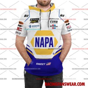 Brad Sweet World of Outlaws Racing 2025 Uniform Apparel Clothes Bomber Thick Coat Sleeveless Hoodie Hooded T-Shirt Suit for daily life, Fabric: 95% polyester and 5% spandex, Regular fit, Stitch Color: automatically matched based on patterns