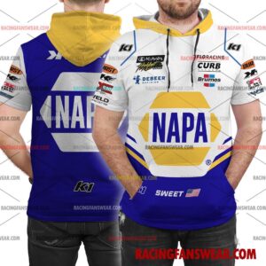 Brad Sweet World of Outlaws Racing 2025 Uniform Apparel Clothes Bomber Thick Coat Sleeveless Hoodie Hooded T-Shirt Suit for daily life, Fabric: 95% polyester and 5% spandex, Regular fit, Stitch Color: automatically matched based on patterns