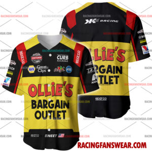 Brad Sweet World of Outlaws Racing Uniform Apparel Clothes Baseball Jersey Hockey Jersey Suit for daily life, Fabric: 95% polyester and 5% spandex, Regular fit, Stitch Color: automatically matched based on patterns