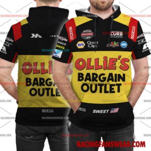 Brad Sweet World of Outlaws Racing Uniform Apparel Clothes Bomber Thick Coat Sleeveless Hoodie Hooded T-Shirt Suit for daily life, Fabric: 95% polyester and 5% spandex, Regular fit, Stitch Color: automatically matched based on patterns