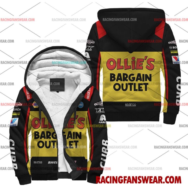 Brad Sweet World of Outlaws Racing Uniform Apparel Clothes Bomber Thick Coat Sleeveless Hoodie Hooded T-Shirt Suit for daily life, Fabric: 95% polyester and 5% spandex, Regular fit, Stitch Color: automatically matched based on patterns