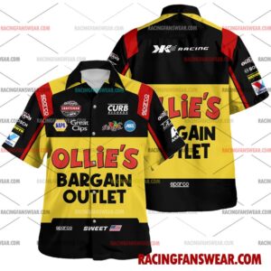 Brad Sweet World of Outlaws Racing Uniform Apparel Clothes Hawaiian Polo Shirts Suit for daily life, Fabric: 95% polyester and 5% spandex, Regular fit, Stitch Color: automatically matched based on patterns