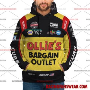 Brad Sweet World of Outlaws Racing Uniform Apparel Clothes Sweatshirt Zip Pop Top Hoodie T-Shirt Long Pant Suit for daily life, Fabric: 95% polyester and 5% spandex, Regular fit, Stitch Color: automatically matched based on patterns