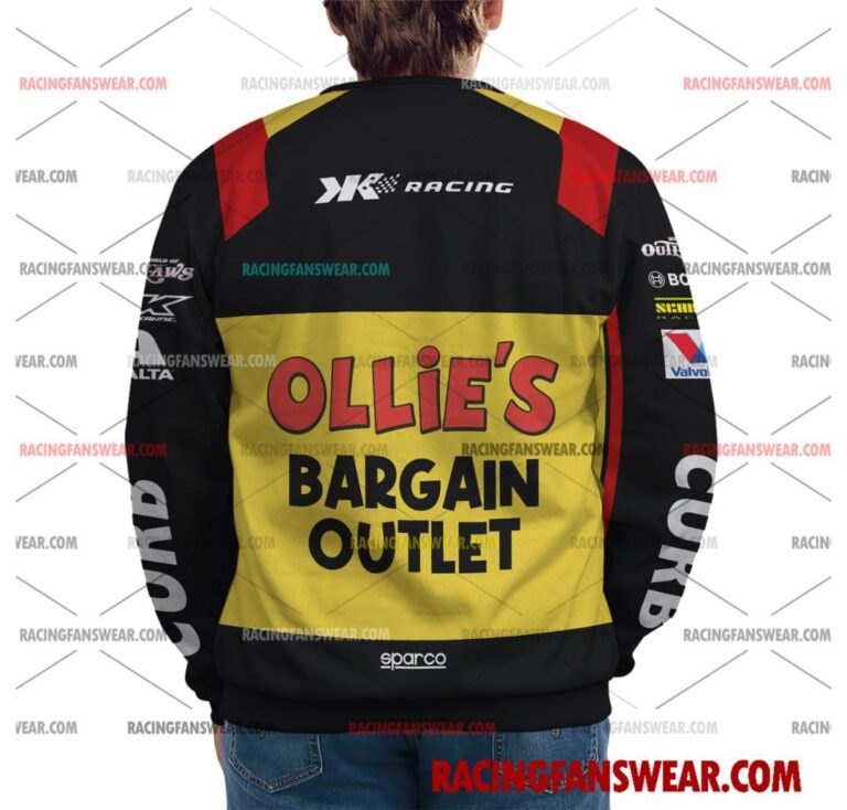 Brad Sweet World of Outlaws Racing Uniform Apparel Clothes Sweatshirt Zip Pop Top Hoodie T-Shirt Long Pant Suit for daily life, Fabric: 95% polyester and 5% spandex, Regular fit, Stitch Color: automatically matched based on patterns