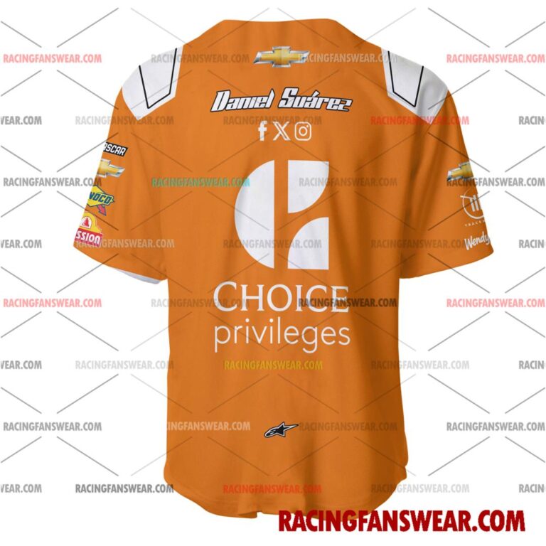 Nascar store - Loyal fans of Daniel Suarez's Men's Baseball Jersey,Women's Baseball Jersey,Kid's Baseball Jersey,Men's Hockey Jerseys,WoMen's Hockey Jerseys,Youth's Hockey Jerseys:vintage nascar racing suit,uniform,apparel,shirts,merch,merchandise,jersey,hoodie,jackets,shorts,sweatshirt,outfits,clothes