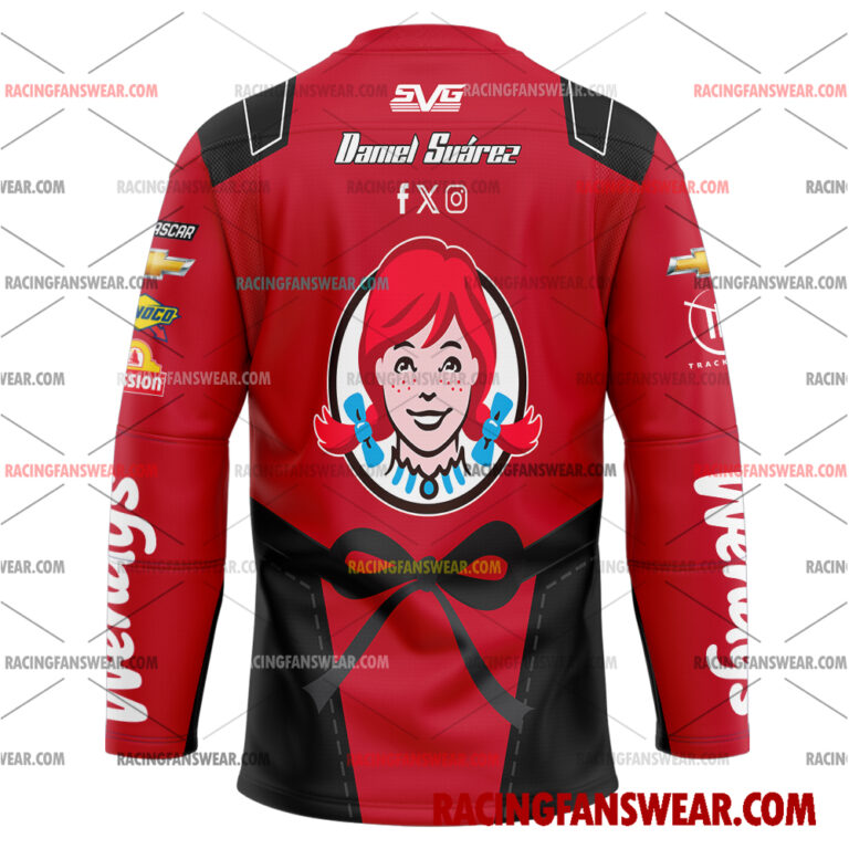 Nascar store - Loyal fans of Daniel Suarez's Men's Baseball Jersey,Women's Baseball Jersey,Kid's Baseball Jersey,Men's Hockey Jerseys,WoMen's Hockey Jerseys,Youth's Hockey Jerseys:vintage nascar racing suit,uniform,apparel,shirts,merch,merchandise,jersey,hoodie,jackets,shorts,sweatshirt,outfits,clothes