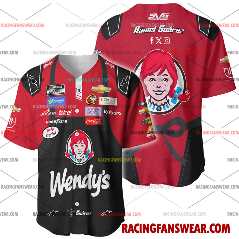 Nascar store - Loyal fans of Daniel Suarez's Men's Baseball Jersey,Women's Baseball Jersey,Kid's Baseball Jersey,Men's Hockey Jerseys,WoMen's Hockey Jerseys,Youth's Hockey Jerseys:vintage nascar racing suit,uniform,apparel,shirts,merch,merchandise,jersey,hoodie,jackets,shorts,sweatshirt,outfits,clothes