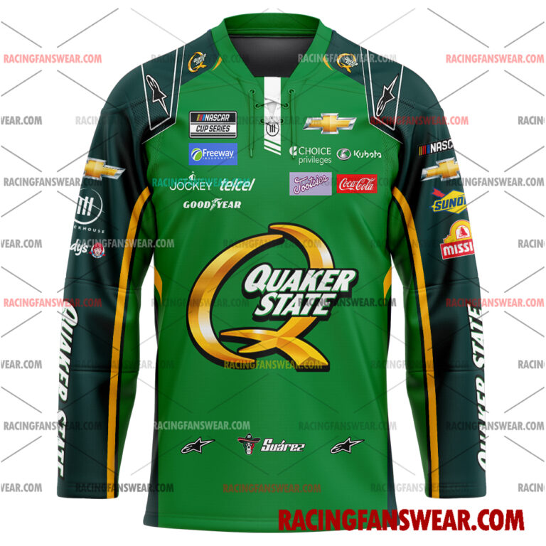 Nascar store - Loyal fans of Daniel Suarez's Men's Baseball Jersey,Women's Baseball Jersey,Kid's Baseball Jersey,Men's Hockey Jerseys,WoMen's Hockey Jerseys,Youth's Hockey Jerseys:vintage nascar racing suit,uniform,apparel,shirts,merch,merchandise,jersey,hoodie,jackets,shorts,sweatshirt,outfits,clothes