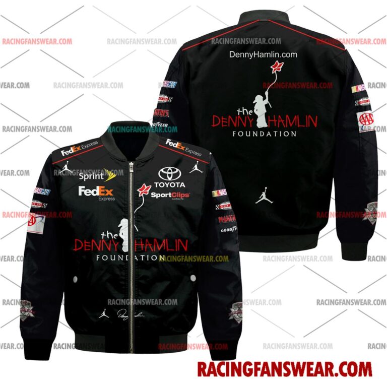 Nascar store - Loyal fans of Denny Hamlin's Bomber Jacket,Unisex Thick Coat,Unisex Sleeveless Hoodie,Unisex Hooded T-Shirt,Kid Sleeveless Hoodie,Kid Hooded T-Shirts,Kid Thick Coat:vintage nascar racing suit,uniform,apparel,shirts,merch,merchandise,jersey,hoodie,jackets,shorts,sweatshirt,outfits,clothes