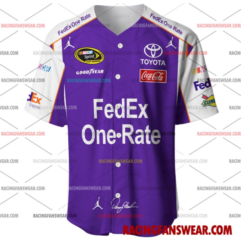 Nascar store - Loyal fans of Denny Hamlin's Men's Baseball Jersey,Women's Baseball Jersey,Kid's Baseball Jersey,Men's Hockey Jerseys,WoMen's Hockey Jerseys,Youth's Hockey Jerseys:vintage nascar racing suit,uniform,apparel,shirts,merch,merchandise,jersey,hoodie,jackets,shorts,sweatshirt,outfits,clothes