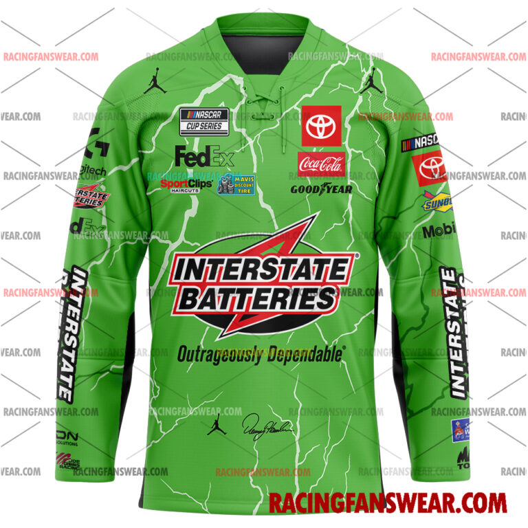 Nascar store - Loyal fans of Denny Hamlin's Men's Baseball Jersey,Women's Baseball Jersey,Kid's Baseball Jersey,Men's Hockey Jerseys,WoMen's Hockey Jerseys,Youth's Hockey Jerseys:vintage nascar racing suit,uniform,apparel,shirts,merch,merchandise,jersey,hoodie,jackets,shorts,sweatshirt,outfits,clothes