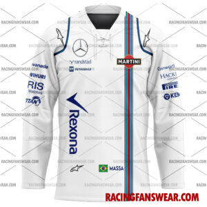 Felipe Massa Formula One Racing 2015 Uniform Apparel Clothes Baseball Jersey Hockey Jersey 3 Formula One store - Loyal fans of Felipe Massa's Men's Baseball Jersey,Women's Baseball Jersey,Kid's Baseball Jersey,Men's Hockey Jerseys,WoMen's Hockey Jerseys,Youth's Hockey Jerseys:vintage formula one racing suit,uniform,apparel,shirts,merch,merchandise,jersey,hoodie,jackets,shorts,sweatshirt,outfits,clothes