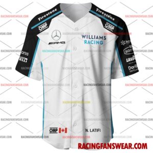 Formula One store - Loyal fans of Nicholas Latifi's Men's Baseball Jersey,Women's Baseball Jersey,Kid's Baseball Jersey,Men's Hockey Jerseys,WoMen's Hockey Jerseys,Youth's Hockey Jerseys:vintage formula one racing suit,uniform,apparel,shirts,merch,merchandise,jersey,hoodie,jackets,shorts,sweatshirt,outfits,clothes