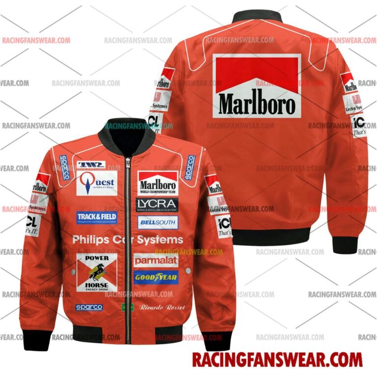 Formula One store - Loyal fans of Ricardo Rosset's Bomber Jacket,Unisex Thick Coat,Unisex Sleeveless Hoodie,Unisex Hooded T-Shirt,Kid Sleeveless Hoodie,Kid Hooded T-Shirts,Kid Thick Coat:vintage formula one racing suit,uniform,apparel,shirts,merch,merchandise,jersey,hoodie,jackets,shorts,sweatshirt,outfits,clothes