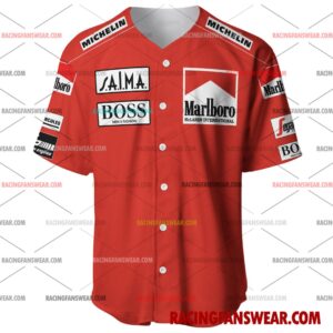 Formula One store - Loyal fans of Alain Prost's Men's Baseball Jersey,Women's Baseball Jersey,Kid's Baseball Jersey,Men's Hockey Jerseys,WoMen's Hockey Jerseys,Youth's Hockey Jerseys:vintage formula one racing suit,uniform,apparel,shirts,merch,merchandise,jersey,hoodie,jackets,shorts,sweatshirt,outfits,clothes