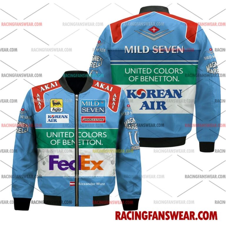 Formula One store - Loyal fans of Alex Wurz's Bomber Jacket,Unisex Thick Coat,Unisex Sleeveless Hoodie,Unisex Hooded T-Shirt,Kid Sleeveless Hoodie,Kid Hooded T-Shirts,Kid Thick Coat:vintage formula one racing suit,uniform,apparel,shirts,merch,merchandise,jersey,hoodie,jackets,shorts,sweatshirt,outfits,clothes