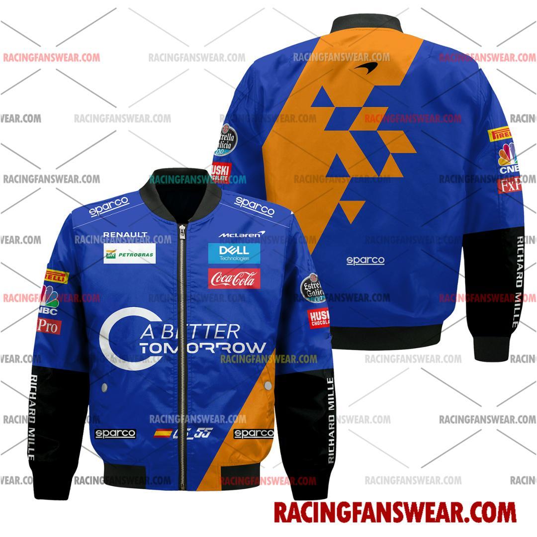 carlos-sainz-formula-one-racing-2019-uniform-apparel-clothes-bomber-thick-coat-sleeveless-hoodie-hooded-t-shirt-24210zniassolrac5021fihci-30.mockup-bomberjacket-front.jpg Formula One store - Loyal fans of Carlos Sainz's Bomber Jacket,Unisex Thick Coat,Unisex Sleeveless Hoodie,Unisex Hooded T-Shirt,Kid Sleeveless Hoodie,Kid Hooded T-Shirts,Kid Thick Coat:vintage formula one racing suit,uniform,apparel,shirts,merch,merchandise,jersey,hoodie,jackets,shorts,sweatshirt,outfits,clothes