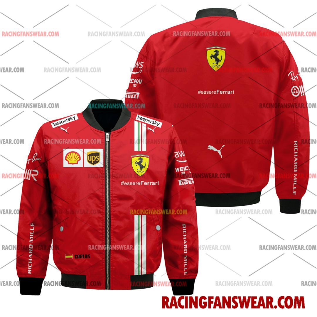 carlos-sainz-formula-one-racing-2021-uniform-apparel-clothes-bomber-thick-coat-sleeveless-hoodie-hooded-t-shirt-24210zniassolrac2321fihci-30.mockup-bomberjacket-front.jpg Formula One store - Loyal fans of Carlos Sainz's Bomber Jacket,Unisex Thick Coat,Unisex Sleeveless Hoodie,Unisex Hooded T-Shirt,Kid Sleeveless Hoodie,Kid Hooded T-Shirts,Kid Thick Coat:vintage formula one racing suit,uniform,apparel,shirts,merch,merchandise,jersey,hoodie,jackets,shorts,sweatshirt,outfits,clothes