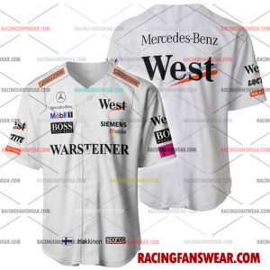 Formula One store - Loyal fans of Mika Häkkinen's Men's Baseball Jersey,Women's Baseball Jersey,Kid's Baseball Jersey,Men's Hockey Jerseys,WoMen's Hockey Jerseys,Youth's Hockey Jerseys:vintage formula one racing suit,uniform,apparel,shirts,merch,merchandise,jersey,hoodie,jackets,shorts,sweatshirt,outfits,clothes