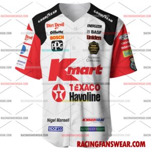Nigel Mansell IndyCar Racing 1993 Uniform Apparel Clothes Baseball Jersey Hockey Jersey 1 IndyCar store - Loyal fans of Nigel Mansell's Men's Baseball Jersey,Women's Baseball Jersey,Kid's Baseball Jersey,Men's Hockey Jerseys,WoMen's Hockey Jerseys,Youth's Hockey Jerseys:Vintage indycar racing suit,uniform,apparel,shirts,merch,merchandise,jersey,hoodie,jackets,shorts,sweatshirt,outfits,clothes